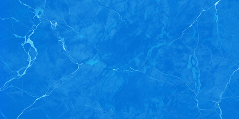 Beautiful luxury dark blue stucco Wall marble texture Background, freshly applied blue oil paint on canvas with soft stains, Close up photo of blue toned frozen cracked water surface background.
