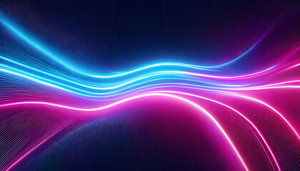  Glowing pink and blue curves move through space in a horizontal template of color gradients_1(492)