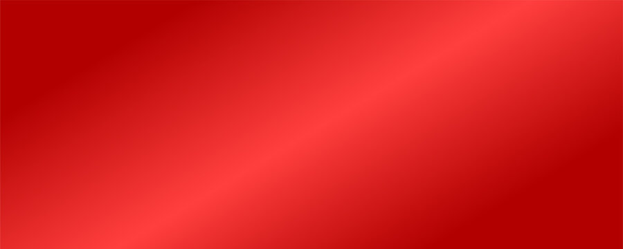 Abstract dark and light red gradient background. Light and shadow on simple backdrop. Warm wall with dark colors. Horizontal wallpaper.