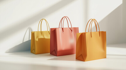colorful paper shopping bags