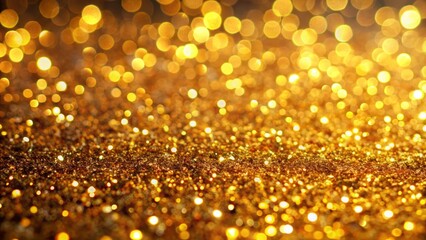 A gold and silver glittery background with a lot of small gold and silver dots