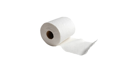 Fototapeta premium Toilet Paper Roll with Transparent Background - Hygiene Concept