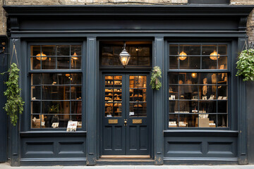 vintage style storefront boutique template	