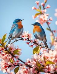 Fototapeta premium bird on a branch