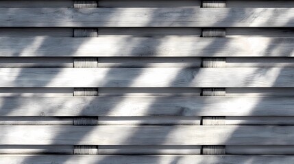Sunlit wood slats evoke warmth and comfort, with light and shadow interplay perfect for minimalist designs, natural decor, or textured backdrops