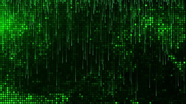 green binary background