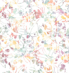 seamless pattern with flowers