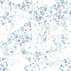 blue abstract allover design