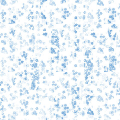 blue background with bubbles allover seamless pattern