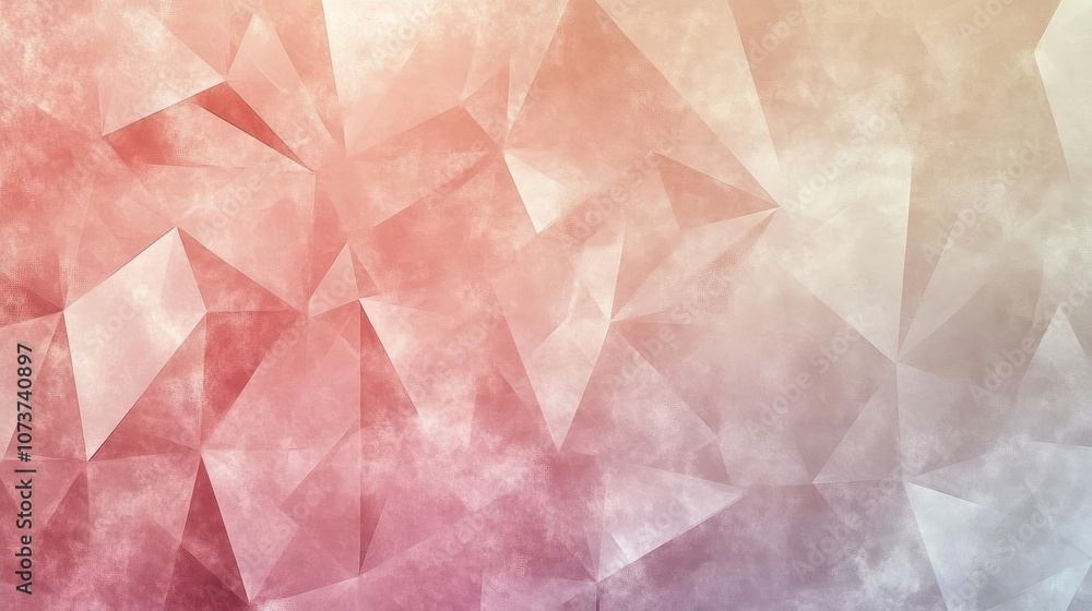 Poster low polygonal triangle pattern background