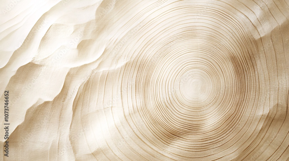Poster a close-up view of tree rings, showcasing natural textures and patterns, symbolizing age and growth 