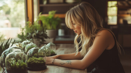 Obraz premium Person Preparing Herbal Remedies in Fitotherapy Practice