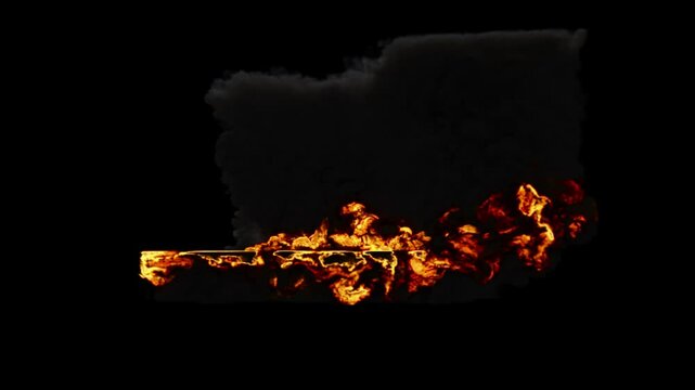 Ceiling Fire burning with transparent background
3d rendering of fire simulation with alpha channel (transparent background)
