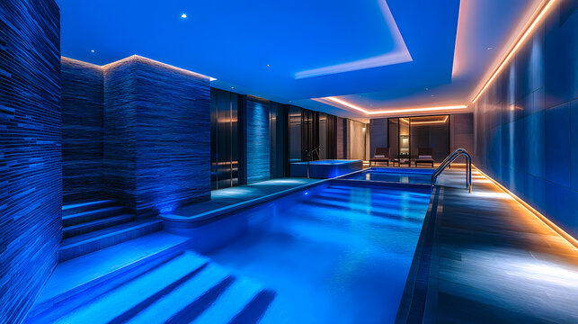 Piscine int&eacute;rieur souterraine