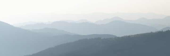 Carpathian mountains in summer