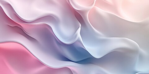 Obraz premium Pastel gradient background with smooth flowing waves
