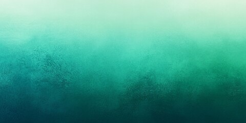 Fototapeta premium Gradient turquoise textured background with rough brush strokes