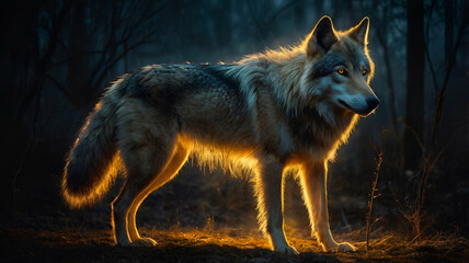 Obraz premium wolf in the forest
