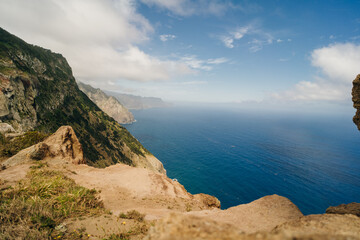 Views from Cabo de Larano viewpoint and Vereda do Larano coastal hiking trail. madeira © IBRESTER