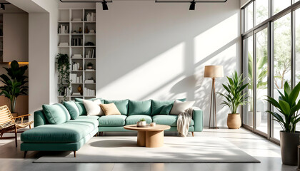 Diseño de interiores con luz y plantas