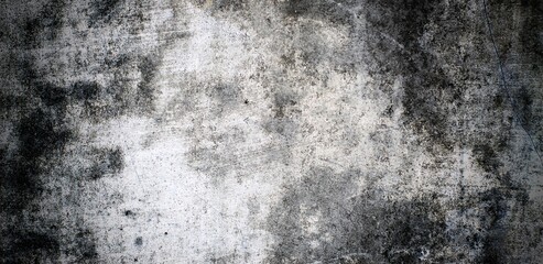 Ilustration grey long background. Gray grunge wall with cracks for backgrounds and overlays