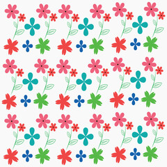 Beautiful seamless pattern with cute hand drawn, Seamless floral pattern, Design for fashion, hand drawn illustration for textile or wallpapers, nostalgic pattern, Floral Vector Patterns,
