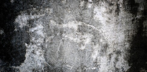 Ilustration grey long background. Gray grunge wall with cracks for backgrounds and overlays