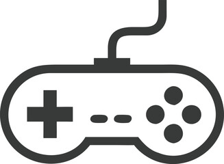Gaming controller Silhouette vector, joystick icon silhouette