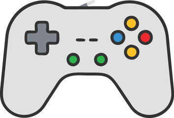 Gaming controller Silhouette vector, joystick icon silhouette
