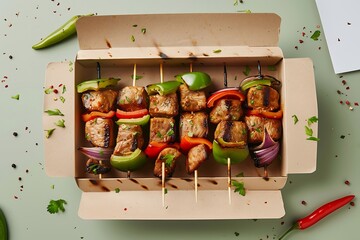 grilled vegetables on the grill