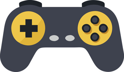 Gamepad icon. Game controller silhouette vector, Video game controller