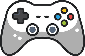 Gamepad icon. Game controller silhouette vector, Video game controller © MDMASUD