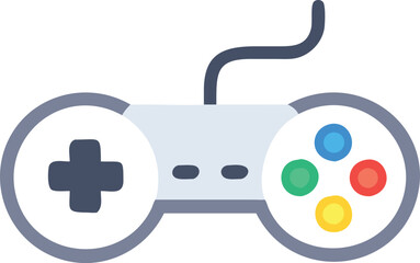 Gamepad icon. Game controller silhouette vector, Video game controller, joystick