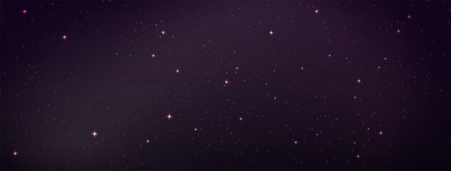 Obraz premium Rozgwieżdżone niebo z konstelacjami astrologicznymi. W tle gwiazdy kosmiczne. Mgławica kosmiczna i błyszczący pył gwiezdny.