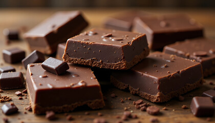 Indulging in delicious chocolate treats on a cozy Chocolate Day celebration with delightful bites of creamy goodness