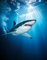 shark in the sea