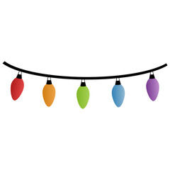 christmas lights colorful