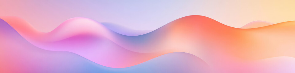 Polyvision Abstract Fluid Shapes Colorful Pastel Background Wallpaper