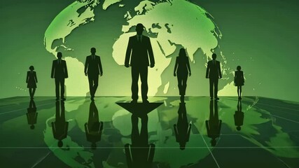 Business professionals discuss impact of global economy during conference in 2023