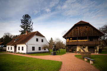 Obraz premium country house in the countryside