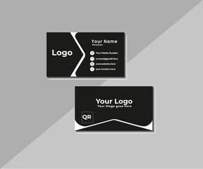 Black & white Business card design