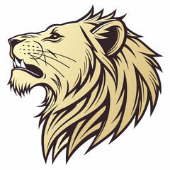 lion head vector