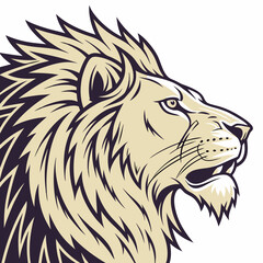 lion head vector