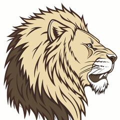 lion head vector