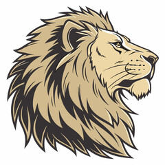 lion head vector