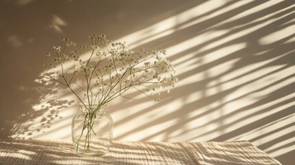 Contemporary office design featuring wooden elements and dark concrete with a panoramic window showcasing city views a reception desk and decorative plants Lobby concept 3D Rendering