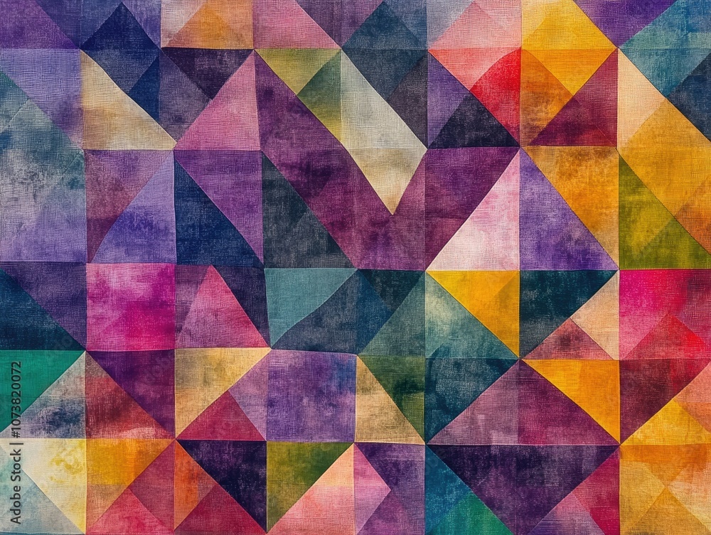 Poster abstract background texture featuring a multicolored geometric illustration suitable for tablecloths