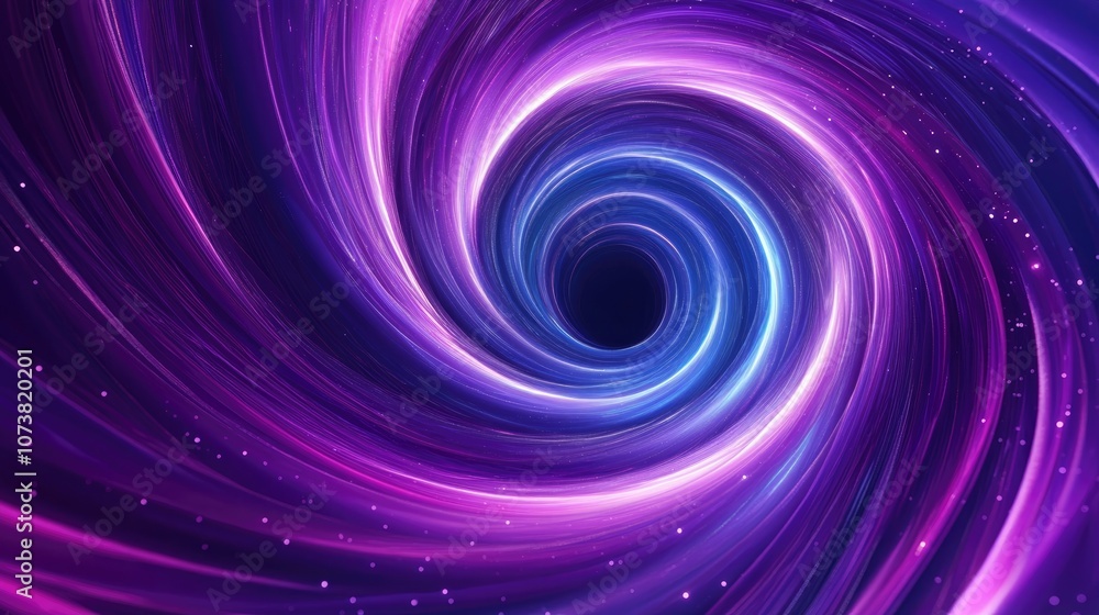 Aufkleber vortex tunnel swirl background in 3d cartoon rendering circle hole 182