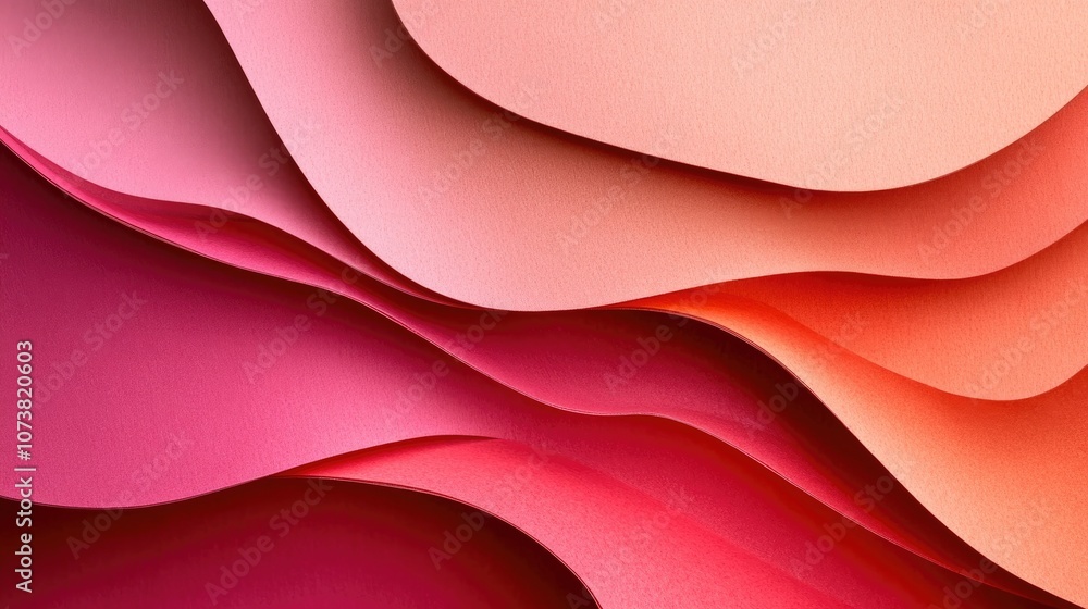 Poster digital paper grunge red pink background recycled cardboard texture with gradient patterns 3d abstra