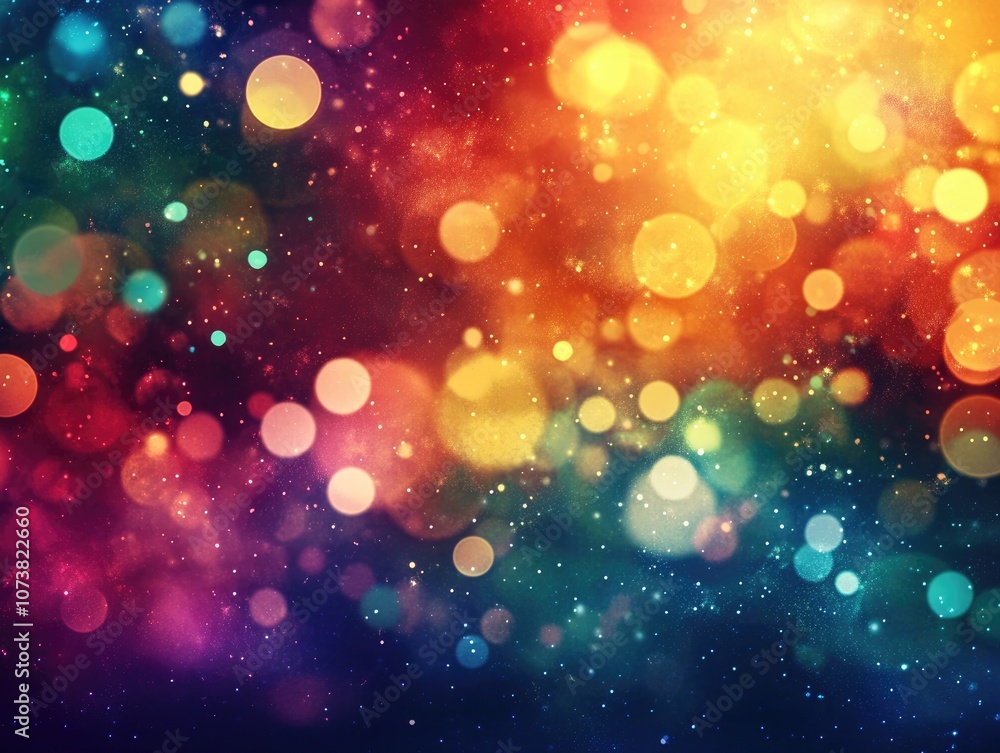 Poster abstract background featuring a dynamic interplay of light colors bokeh effects and blurriness perfe